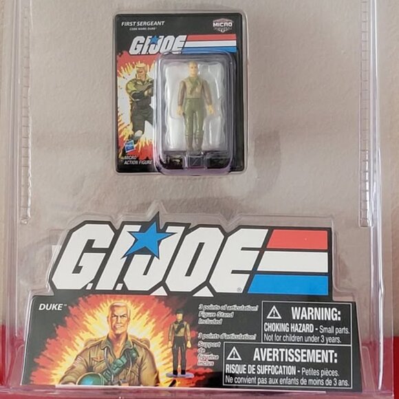 2021 G.I. JOE, FIRST SERGEANT DUKE, MICRO ACTION FIGURE, MINT IN THE PACKAGE!!! - Picture 2 of 5